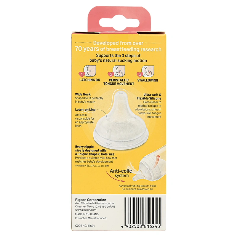 Bình sữa nhựa PPSU Pigeon Softouch Baby-Friendly World cổ rộng 160 ml - Đàn ngỗng (từ 0 tháng) 11