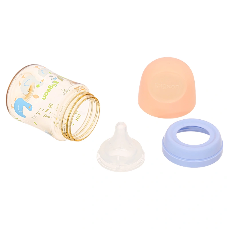 Bình sữa nhựa PPSU Pigeon Softouch Baby-Friendly World cổ rộng 160 ml - Đàn ngỗng (từ 0 tháng) 4