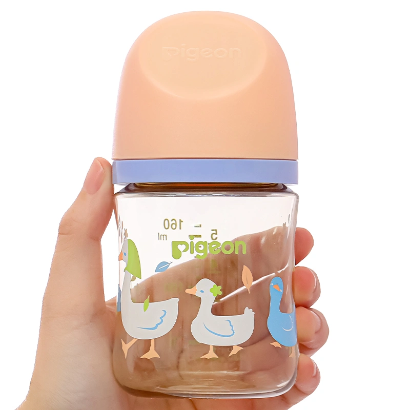 Bình sữa nhựa PPSU Pigeon Softouch Baby-Friendly World cổ rộng 160 ml - Đàn ngỗng (từ 0 tháng) 8