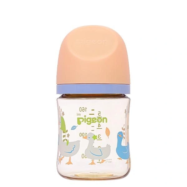 Bình sữa cổ rộng Pigeon Softouch Baby-Friendly World - Đàn ngỗng