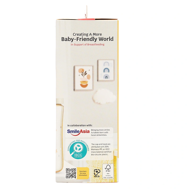 Bình sữa nhựa PPSU Pigeon Softouch Baby-Friendly World cổ rộng 160 ml - Dải ngân hà (từ 0 tháng) 26