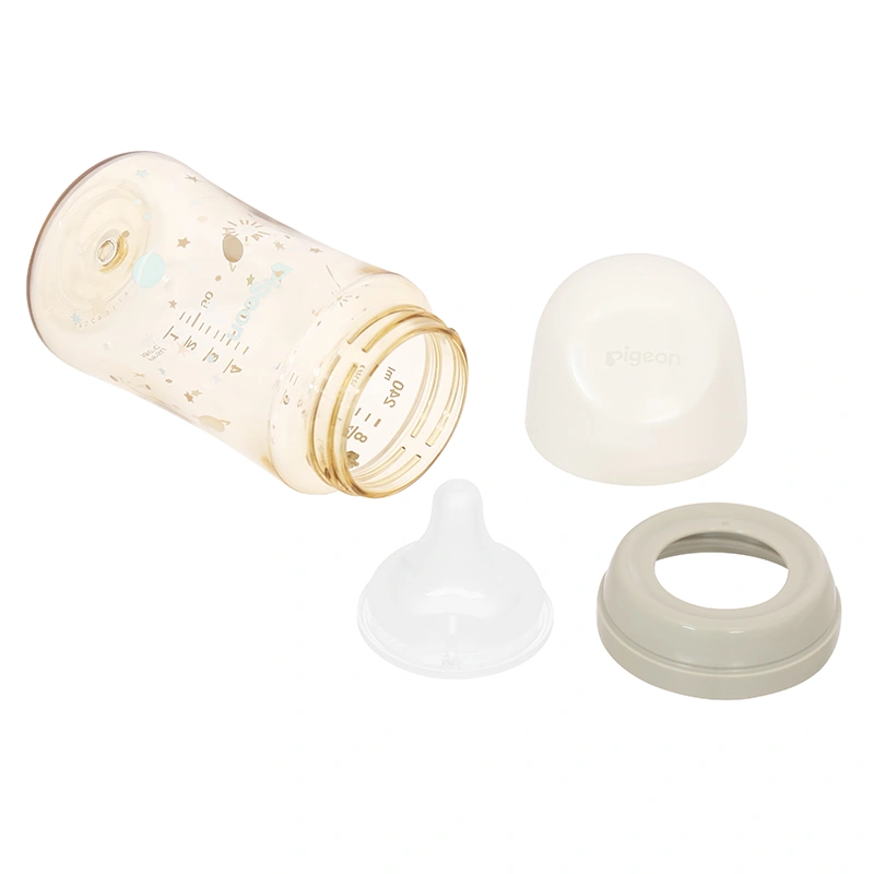 Bình sữa nhựa PPSU Pigeon Softouch Baby-Friendly World cổ rộng 160 ml - Dải ngân hà (từ 0 tháng) 18