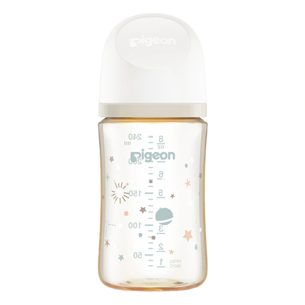 Bình sữa cổ rộng Pigeon Softouch Baby-Friendly World - Dải ngân hà