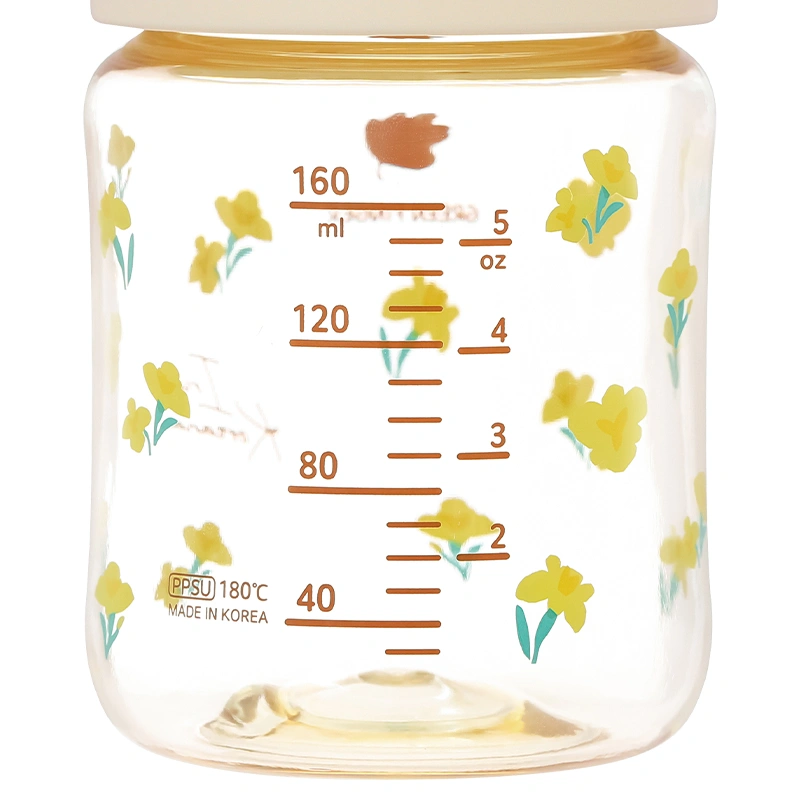 Bình sữa nhựa PPSU GreenFinger cổ rộng 280 ml - Hoa diên vĩ (từ 3 tháng) 16