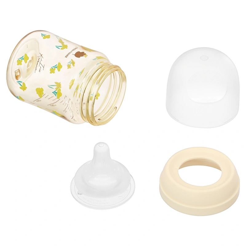 Bình sữa nhựa PPSU GreenFinger cổ rộng 280 ml - Hoa diên vĩ (từ 3 tháng) 17