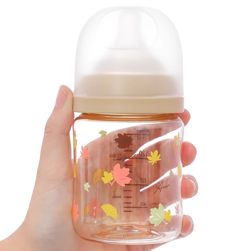 Bình sữa nhựa PPSU GreenFinger cổ rộng 280 ml - Lá phong (từ 3 tháng) 21