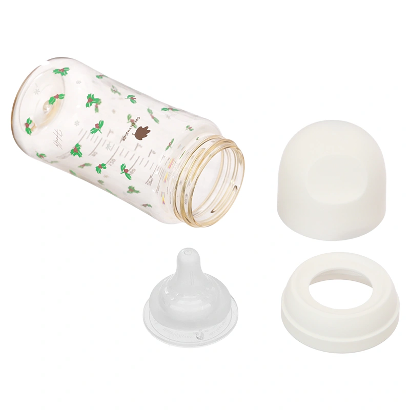 Bình sữa nhựa PPSU GreenFinger cổ rộng 280 ml - Lá cây ô rô (từ 3 tháng) 4