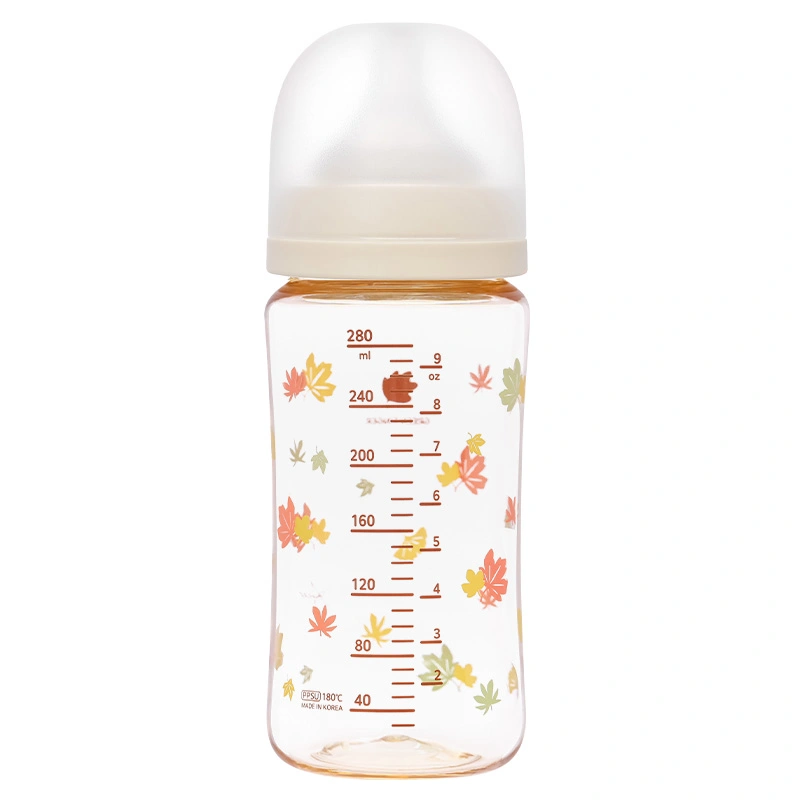 Bình sữa nhựa PPSU GreenFinger cổ rộng 280 ml - Lá phong (từ 3 tháng) 2