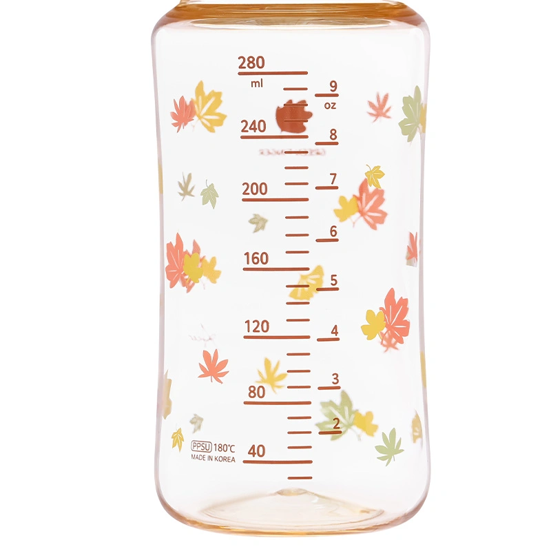 Bình sữa nhựa PPSU GreenFinger cổ rộng 280 ml - Lá phong (từ 3 tháng) 3