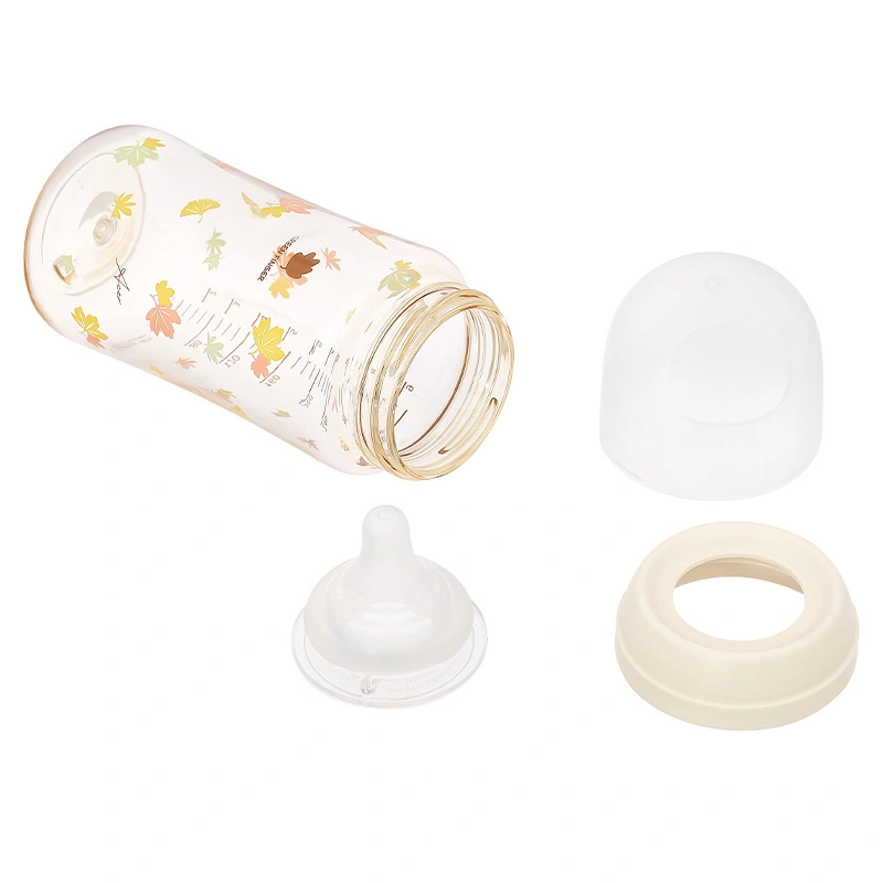 Bình sữa nhựa PPSU GreenFinger cổ rộng 280 ml - Lá phong (từ 3 tháng) 4