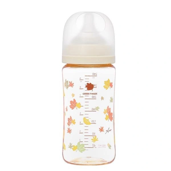 Bình sữa cổ rộng GreenFinger - Lá phong