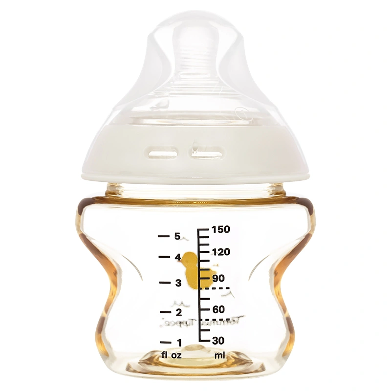 Bình sữa nhựa PPSU Tommee Tippee Natural Start cổ rộng 150 ml (0 - 3 tháng) - Họa tiết vàng 2