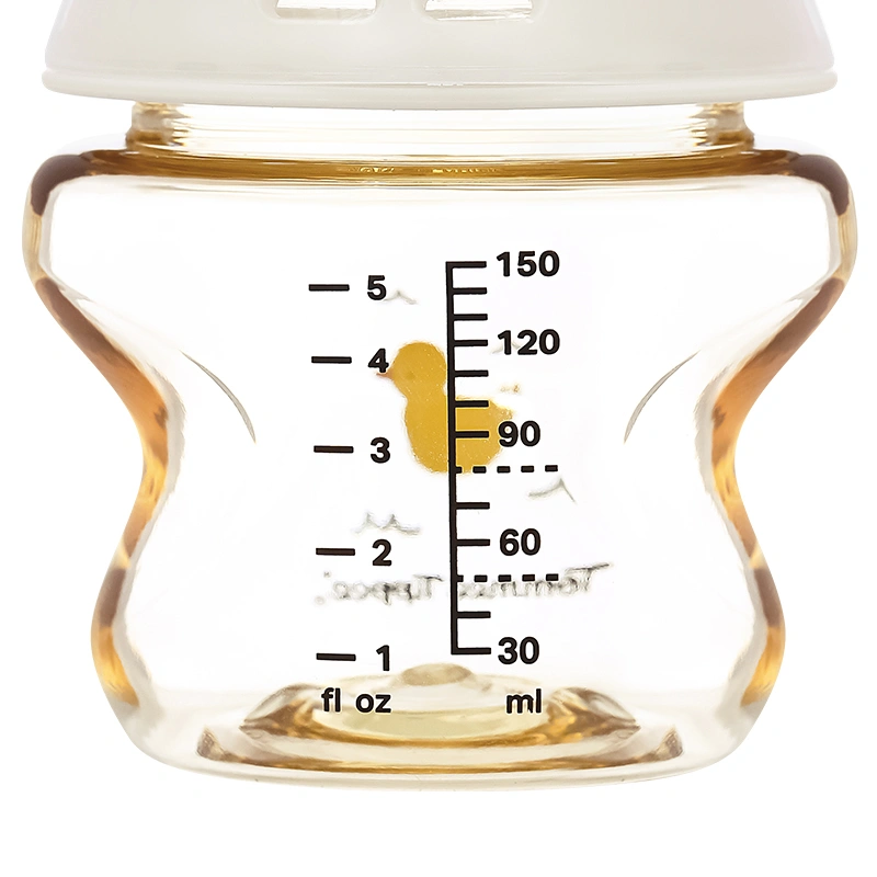 Bình sữa nhựa PPSU Tommee Tippee Natural Start cổ rộng 150 ml (0 - 3 tháng) - Họa tiết vàng 3