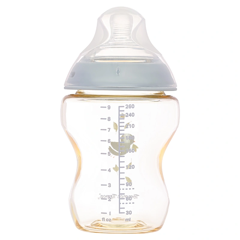 Bình sữa nhựa PPSU Tommee Tippee Natural Start cổ rộng 150 ml (0 - 3 tháng) - Họa tiết vàng 27