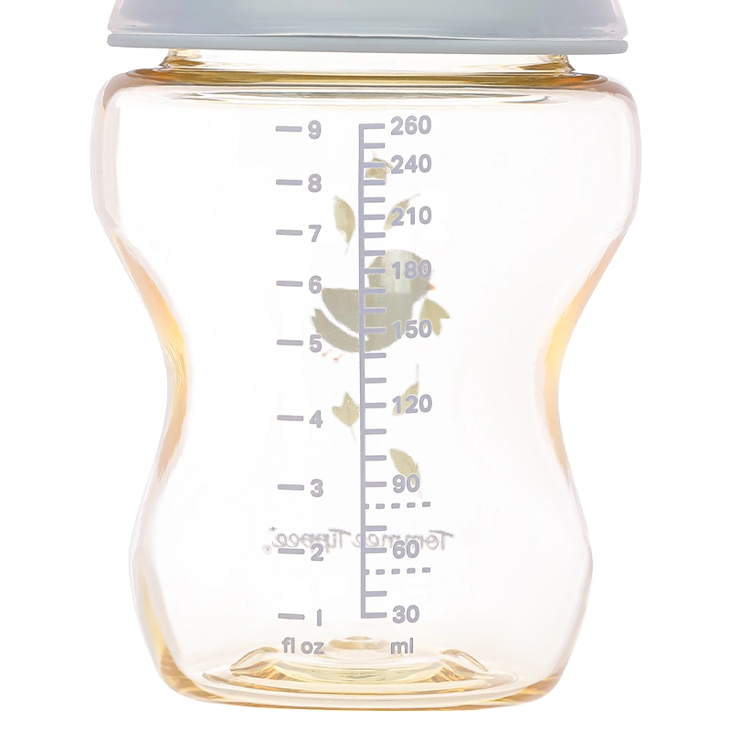 Bình sữa nhựa PPSU Tommee Tippee Natural Start cổ rộng 150 ml (0 - 3 tháng) - Họa tiết vàng 28