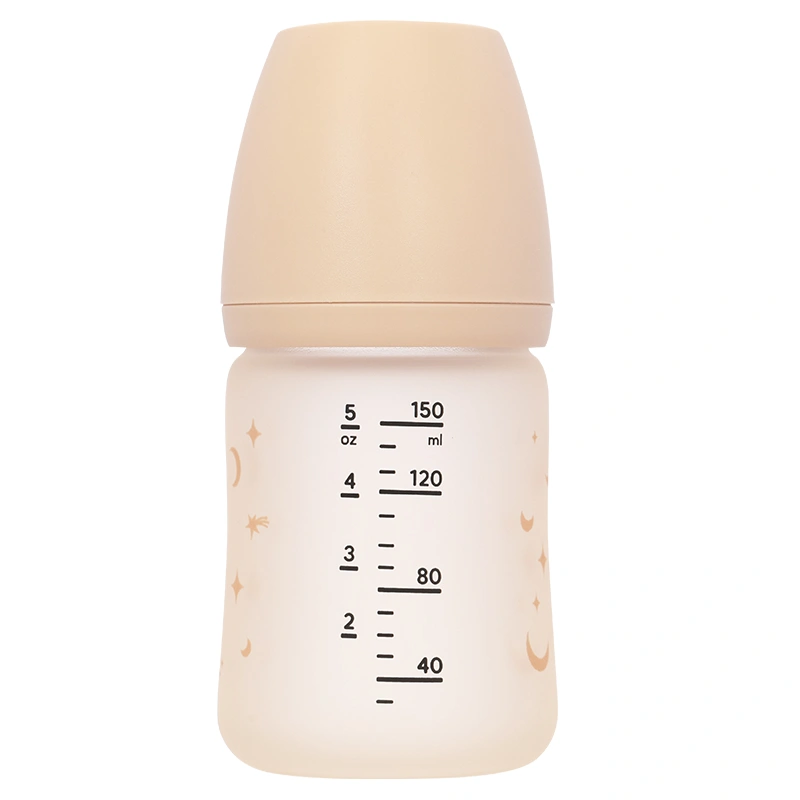 Bình sữa thủy tinh tráng silicone Moyuum cổ rộng 150 ml - Twinkle (0 - 3 tháng) 2