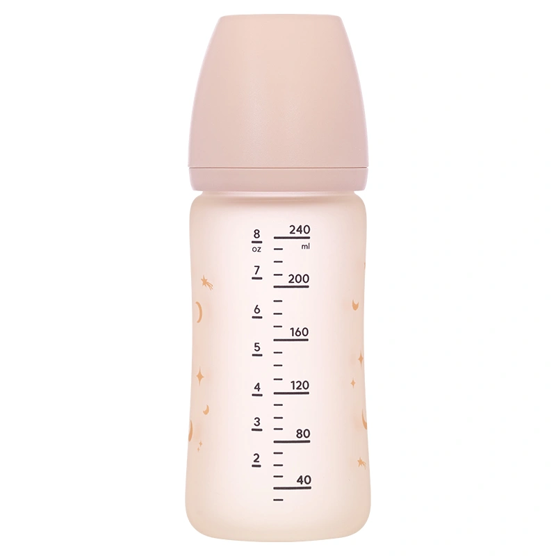 Bình sữa thủy tinh tráng silicone Moyuum cổ rộng 150 ml - Twinkle (0 - 3 tháng) 15