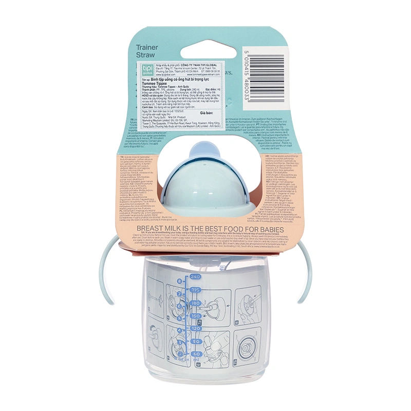 Bình tập uống Tommee Tippee 240ml - Màu xanh (từ 6 tháng) 3