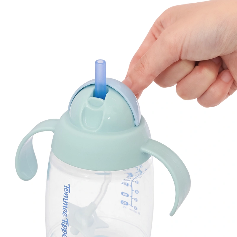 Bình tập uống Tommee Tippee 240ml - Màu xanh (từ 6 tháng) 8