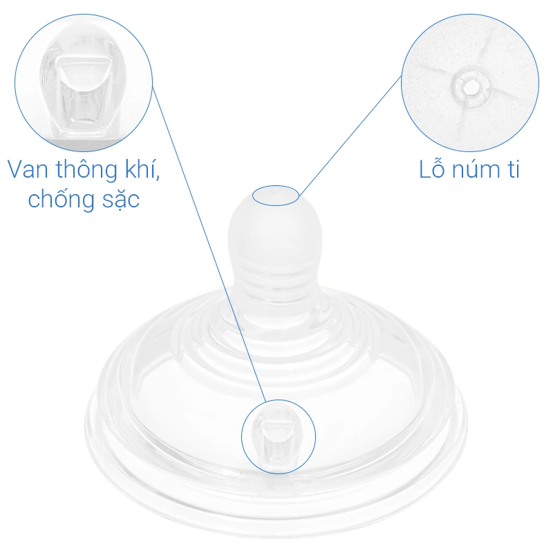 Bộ 2 núm ti Tommee Tippee Natural Start siêu mềm tự nhiên size 3 (từ 6 tháng) - Mẫu mới 17