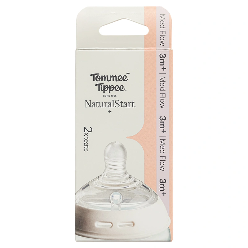 Bộ 2 núm ti Tommee Tippee Natural Start siêu mềm tự nhiên size 3 (từ 6 tháng) - Mẫu mới 20