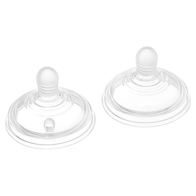 Bộ 2 núm ti Tommee Tippee Natural Start siêu mềm tự nhiên size 3 (từ 6 tháng) - Mẫu mới 24