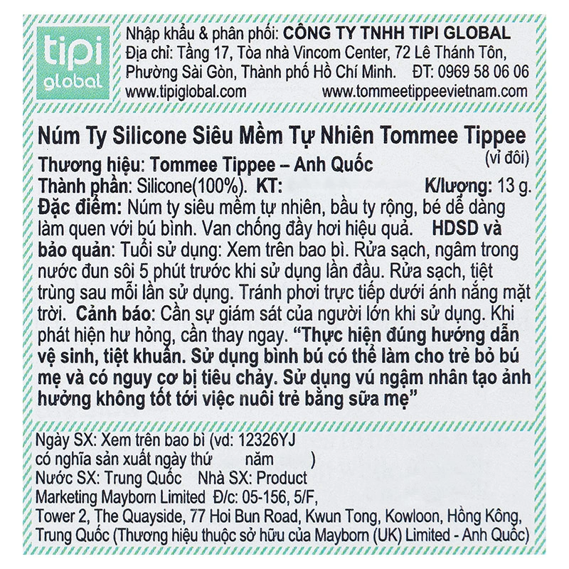 Bộ 2 núm ti Tommee Tippee Natural Start siêu mềm tự nhiên size 3 (từ 6 tháng) - Mẫu mới 28