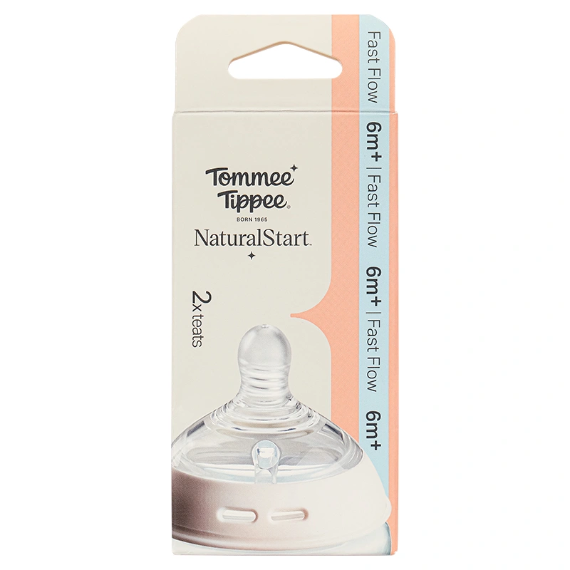 Bộ 2 núm ti Tommee Tippee Natural Start siêu mềm tự nhiên size 3 (từ 6 tháng) - Mẫu mới 2