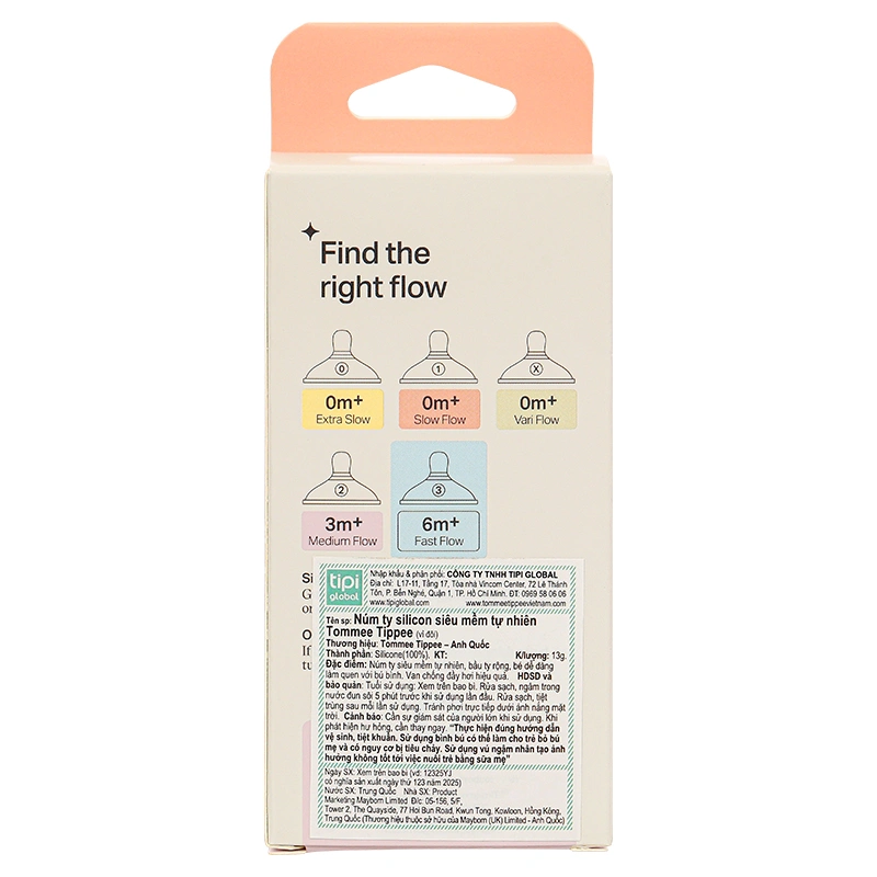 Bộ 2 núm ti Tommee Tippee Natural Start siêu mềm tự nhiên size 3 (từ 6 tháng) - Mẫu mới 3