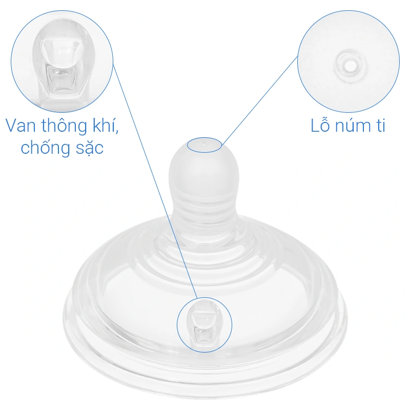 Bộ 2 núm ti Tommee Tippee Natural Start siêu mềm tự nhiên size 3 (từ 6 tháng) - Mẫu mới 9