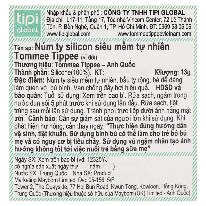 Bộ 2 núm ti Tommee Tippee Natural Start siêu mềm tự nhiên size 3 (từ 6 tháng) - Mẫu mới 10