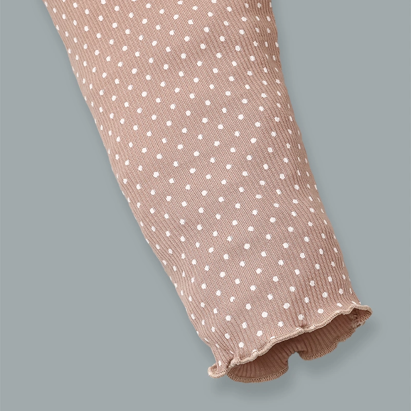 Bộ tay dài bé gái Ualarogo UR491 thỏ hoa màu xám 21