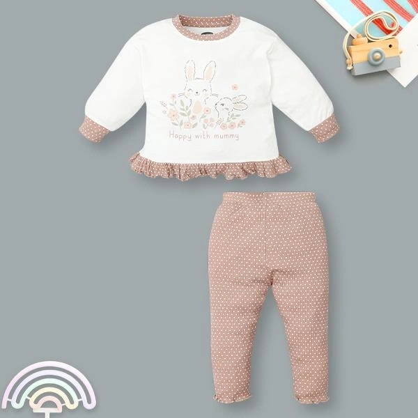 Bộ bé gái Ualarogo petit hồng