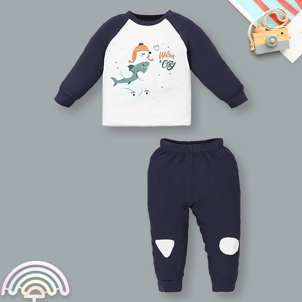 Bộ bé trai Ualarogo petit xanh than