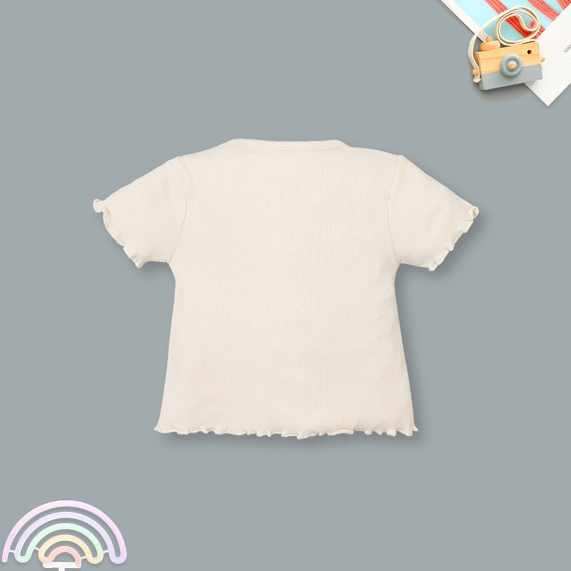 Bộ tay ngắn bé gái Ualarogo UR275 hình chú chim màu hồng nhạt 3