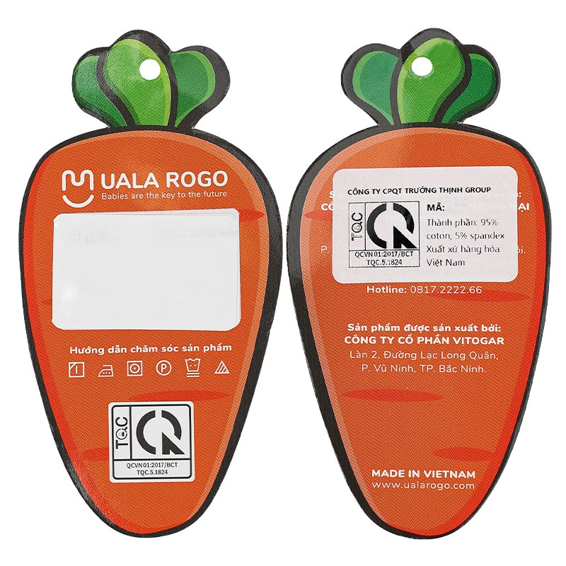 Bộ tay ngắn bé gái Ualarogo UR275 hình chú chim màu hồng nhạt 23