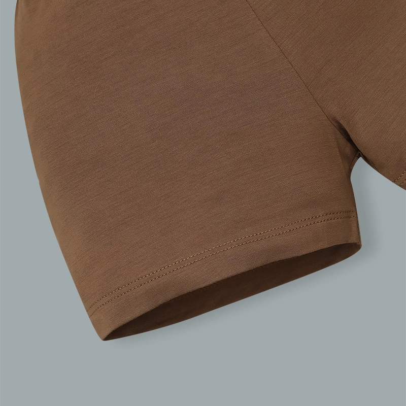 Bộ tay ngắn bé trai Ualarogo UR042 màu nâu 10