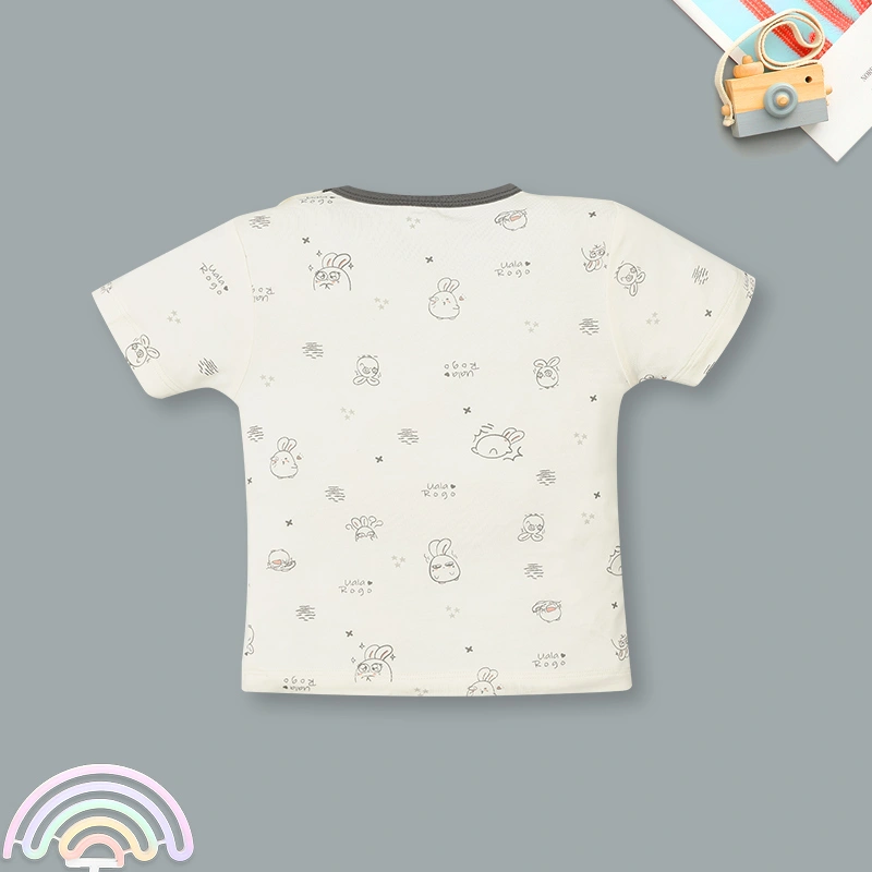 Bộ tay ngắn bé trai Ualarogo UR042 màu nâu 15