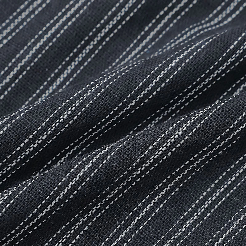 Bộ tay ngắn bé trai La Pomme phối quần kẻ bé yêu thanh lịch màu trắng - xanh dương 14