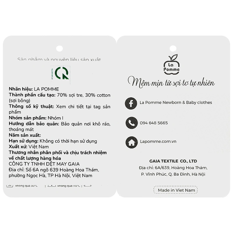 Bộ tay ngắn bé trai La Pomme phối quần kẻ bé yêu thanh lịch màu trắng - xanh dương 15