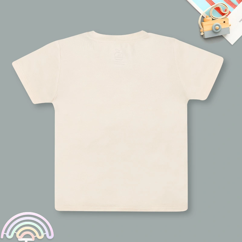 Bộ tay ngắn bé trai La Pomme tiệc sinh nhật bé khủng long màu cam 3