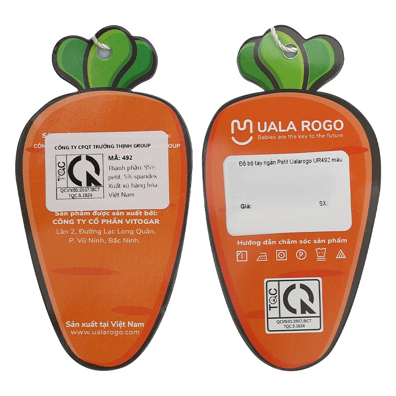 Bộ tay ngắn bé gái Ualarogo UR492 cổ cách điệu màu xám 13