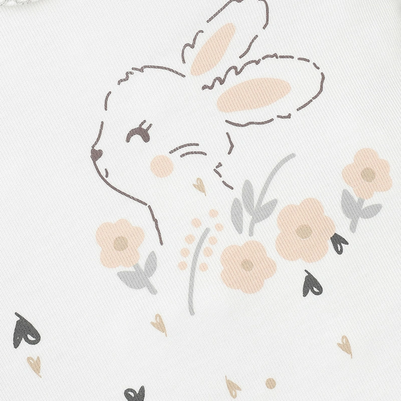 Bộ tay ngắn bé gái Ualarogo UR492 cổ cách điệu màu xám 7