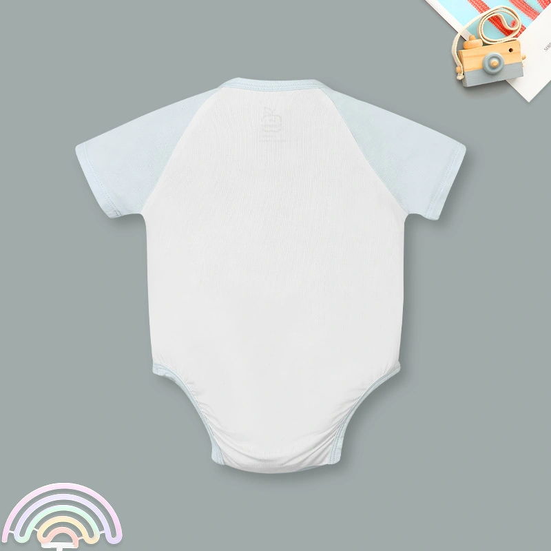 Bodysuit tay ngắn La Pomme bạn nhỏ lém lỉnh màu hồng 10