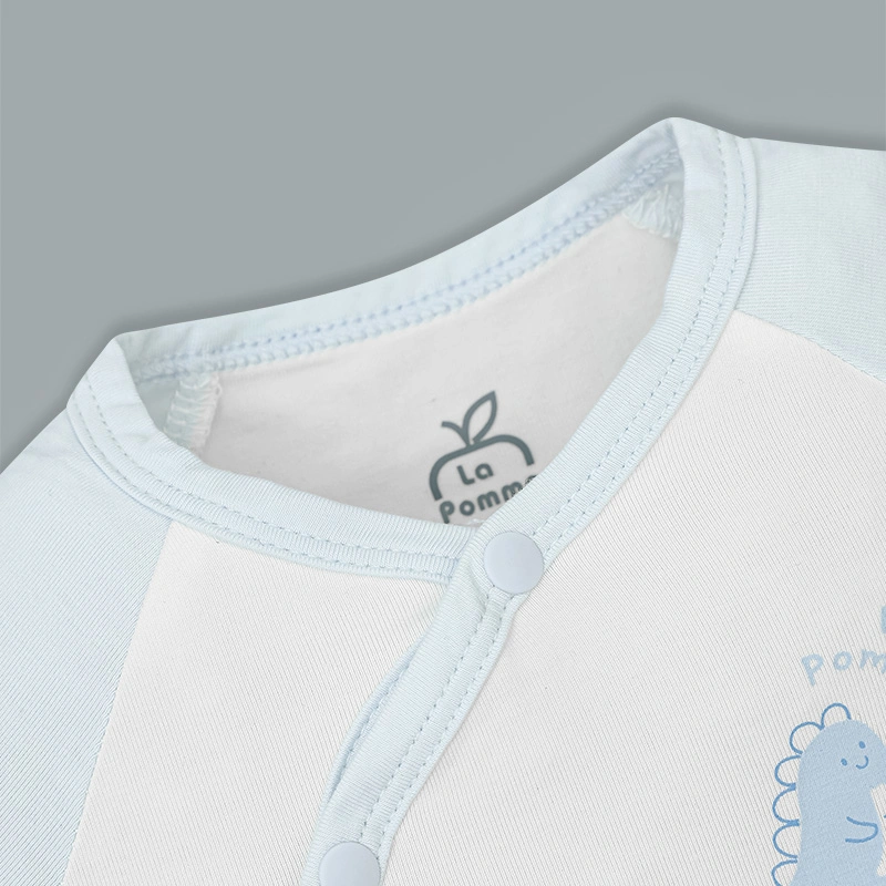 Bodysuit tay ngắn La Pomme bạn nhỏ lém lỉnh màu hồng 11