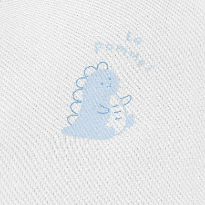 Bodysuit tay ngắn La Pomme bạn nhỏ lém lỉnh màu hồng 15