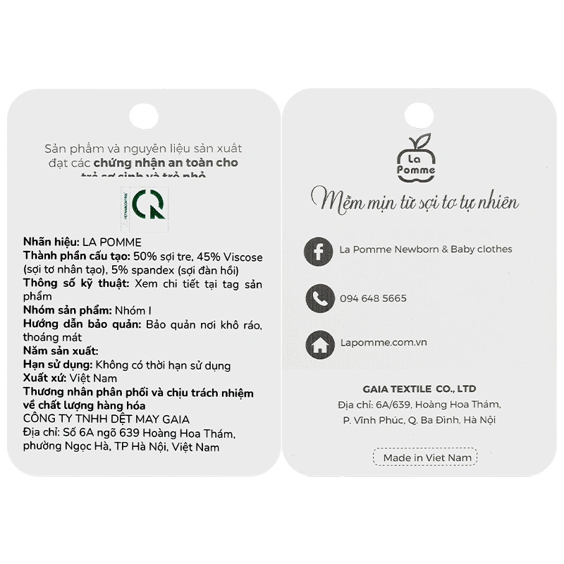 Bodysuit tay ngắn La Pomme bạn nhỏ lém lỉnh màu hồng 17