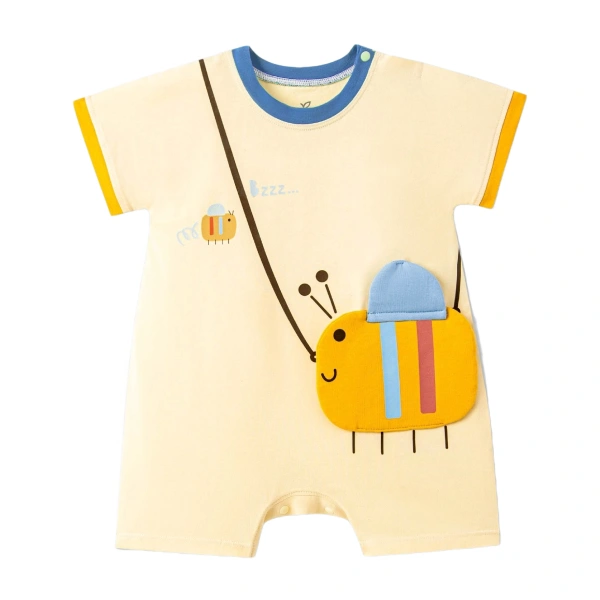 Bodysuit bé trai La Pomme cotton be