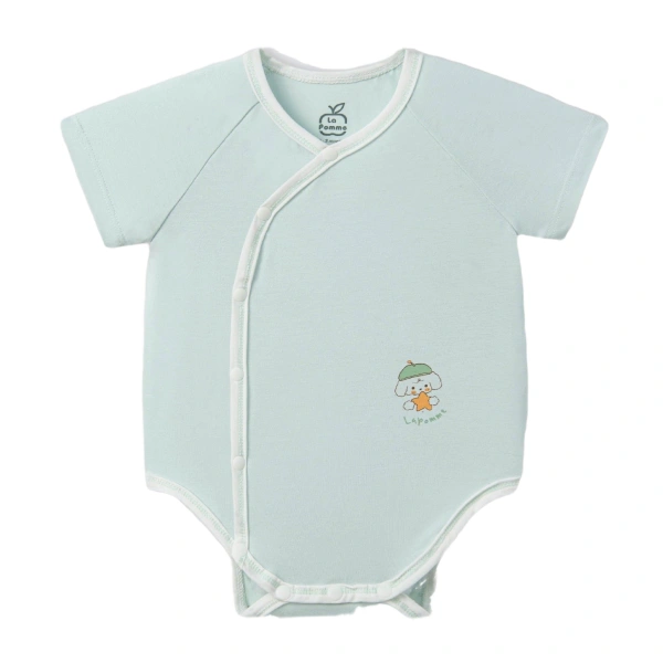 Bodysuit unisex La Pomme sợi tre xanh