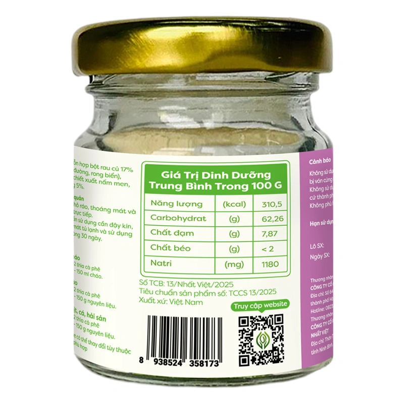 Bột nêm Anpaso cà rốt hũ 60g - Giao bao bì ngẫu nhiên 11